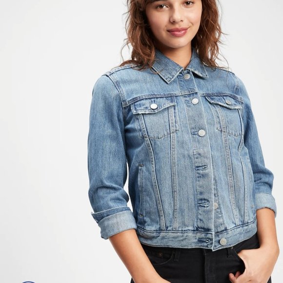 Denim Jean Jacket GAP SMALL PETITE - Picture 5 of 7